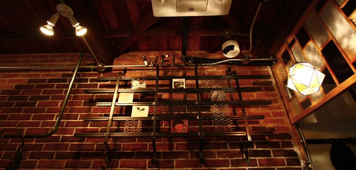 照井利幸さんのお店「THERE」にCDラックと「WELD MUSIC」のサインを製作