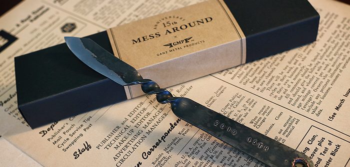 MESS AROUND × GMP 「Black Iron Paper Knife」