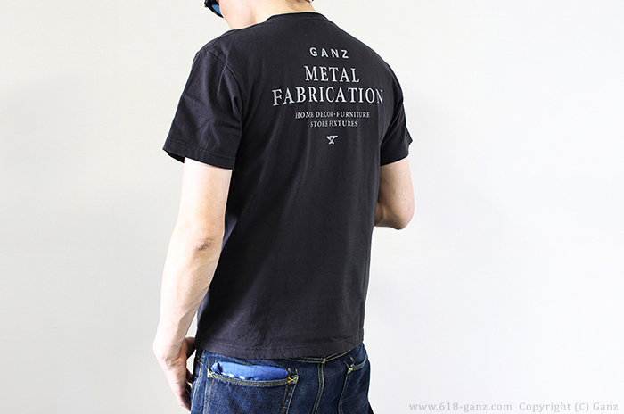 METAL FAB S/S TEE | メタルファブTシャツ [チャコールブラック]