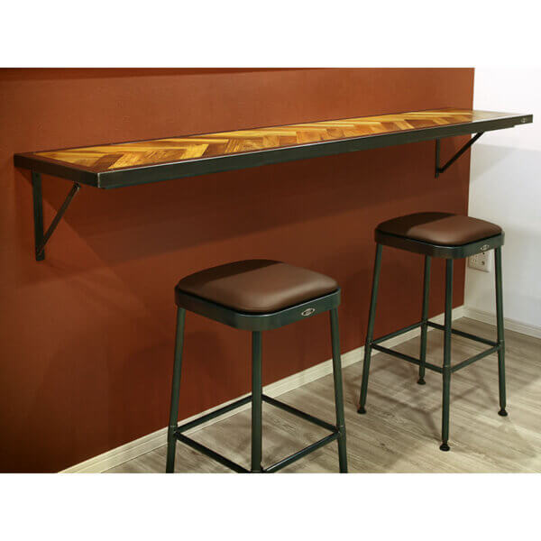 "Teak" Herringbone Counter Table - 画像 (6)