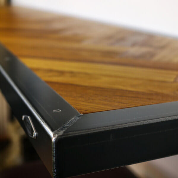"Teak" Herringbone Counter Table - 画像 (3)