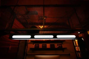 GANZで制作したアイアンメッシュシェルフ（カスタムオーダー品）