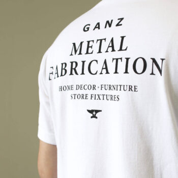 GANZ Tee – Metal Fab – Wh