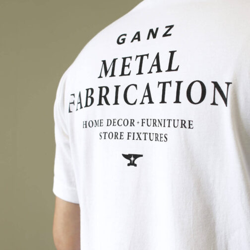 GANZ Tee - Metal Fab - Wh