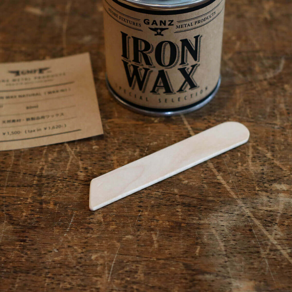 アイアンワックス・鉄製品用・ナチュラル IRON WAX Natural GANZ FACTORY STORE