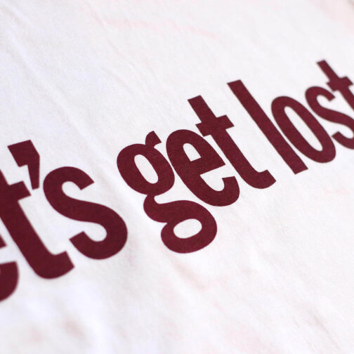 LC×GFS "let's get lost" Tee - Bur - 画像 (7)