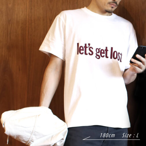 LC×GFS "let's get lost" Tee - Bur - 画像 (2)