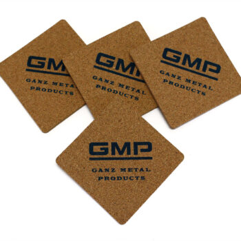 Cork Coaster Set – GMP Block Logo