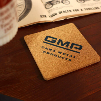 Cork Coaster Set – GMP Block Logo