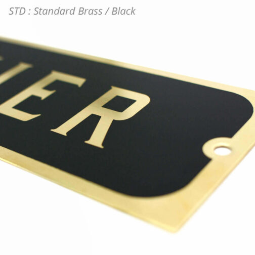 GMP - CASHIER Sign - Brass - 画像 (4)
