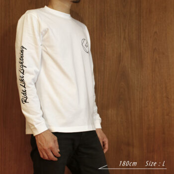 RENDER×GANZ L/S Tee- Wh