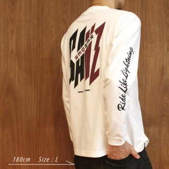 RENDER×GANZ L/S Tee- Wh