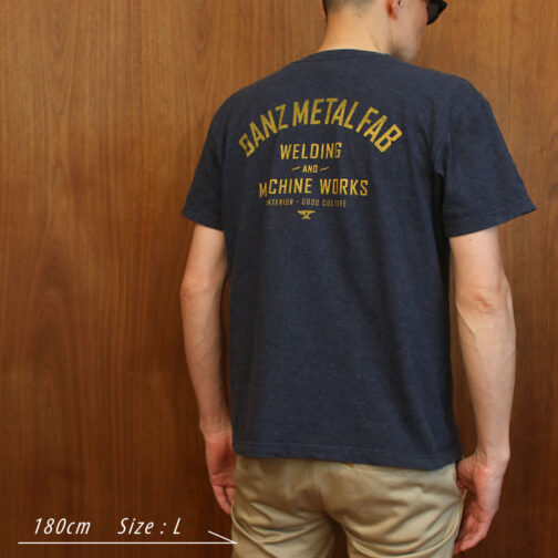 GANZ METAL FAB Tee 2nd - Nv - 画像 (2)