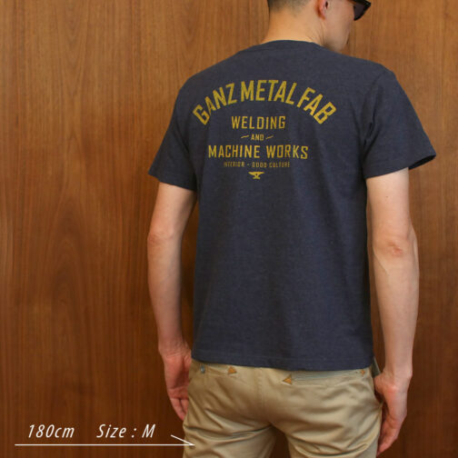 GANZ METAL FAB Tee 2nd - Nv - 画像 (4)