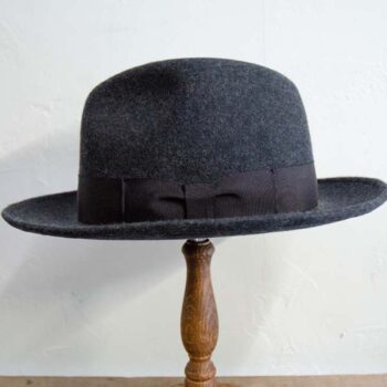Babylon – Wide Brim Fedora Hat / Felt Packable – Bk