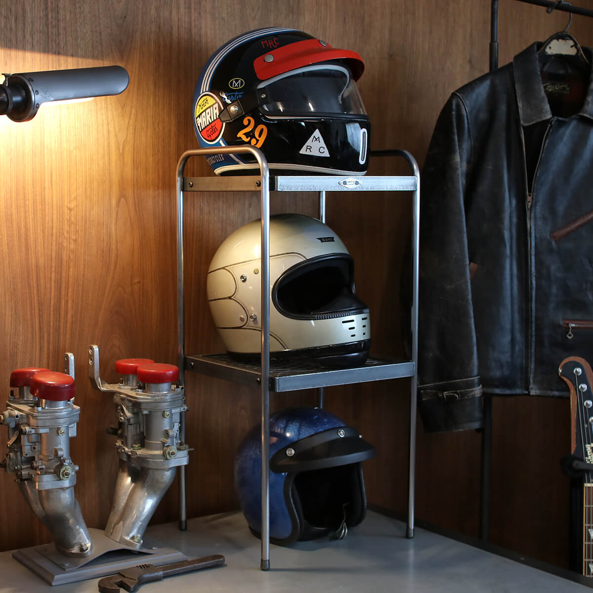 Helmet Rack